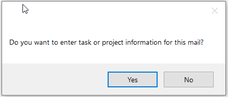 Send mail confirmation