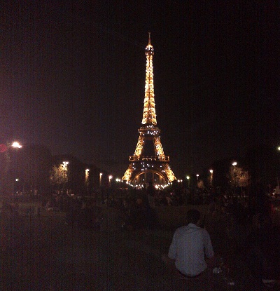 The Eiffel Tower at Dark