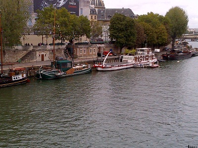 Boats Along the Seine