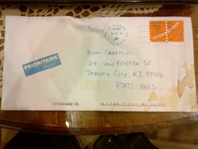 RER-B Ticket from Anna - I still haven&rsquo;t opened it