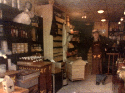 Postcard of Les Abeilles - Signed by Jean Jacques (pictured)