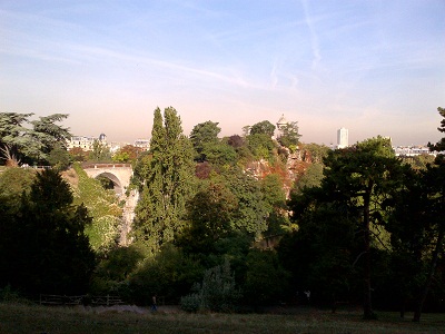 A Scene from Parc des Buttes Chaumont